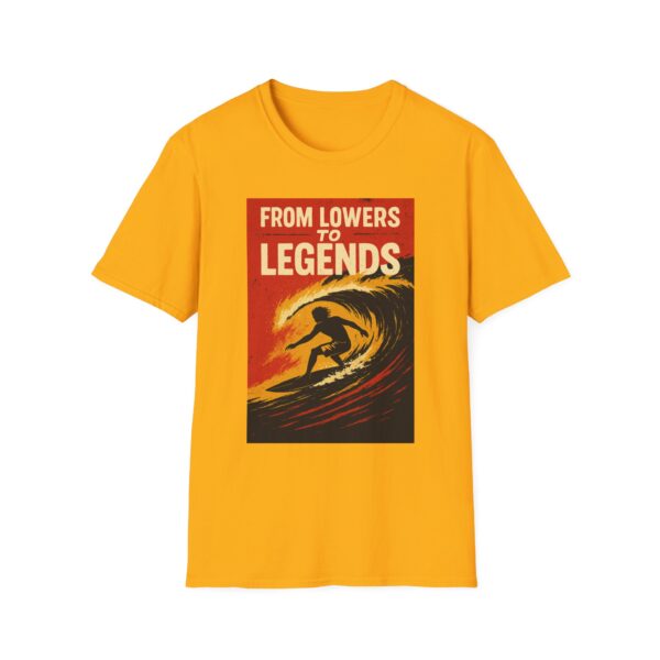 Lower Trestles Trestles Beach Surfing Legends Unisex Softstyle T-Shirt - From Lowers to Legends Design - Image 9