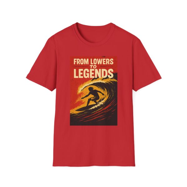 Lower Trestles Trestles Beach Surfing Legends Unisex Softstyle T-Shirt - From Lowers to Legends Design - Image 17