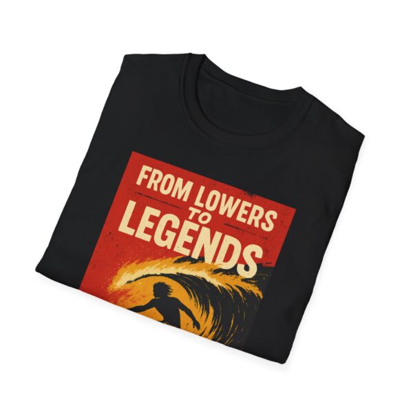 Lower Trestles Trestles Beach Surfing Legends Unisex Softstyle T-Shirt - From Lowers to Legends Design - Image 8