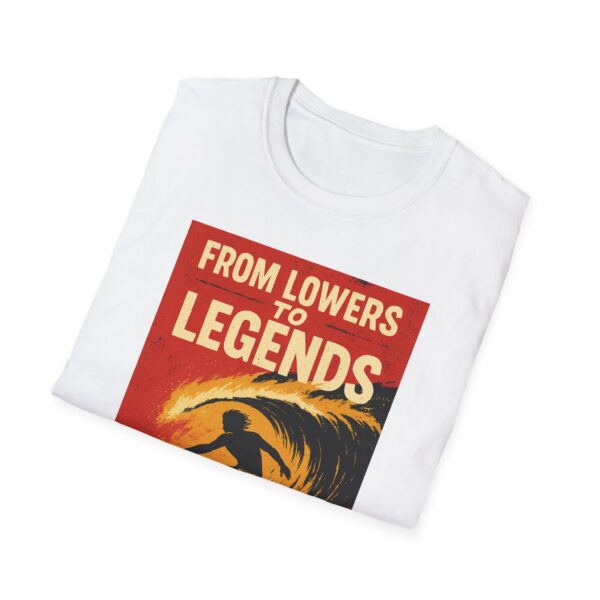 Lower Trestles Trestles Beach Surfing Legends Unisex Softstyle T-Shirt - From Lowers to Legends Design - Image 4