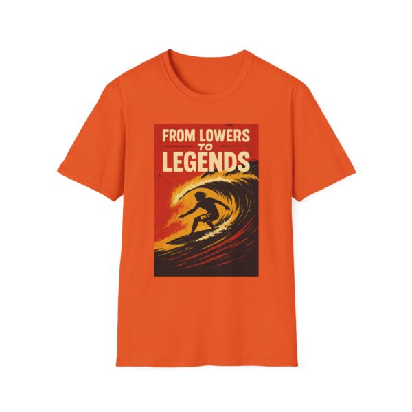 Lower Trestles Trestles Beach Surfing Legends Unisex Softstyle T-Shirt - From Lowers to Legends Design - Image 13